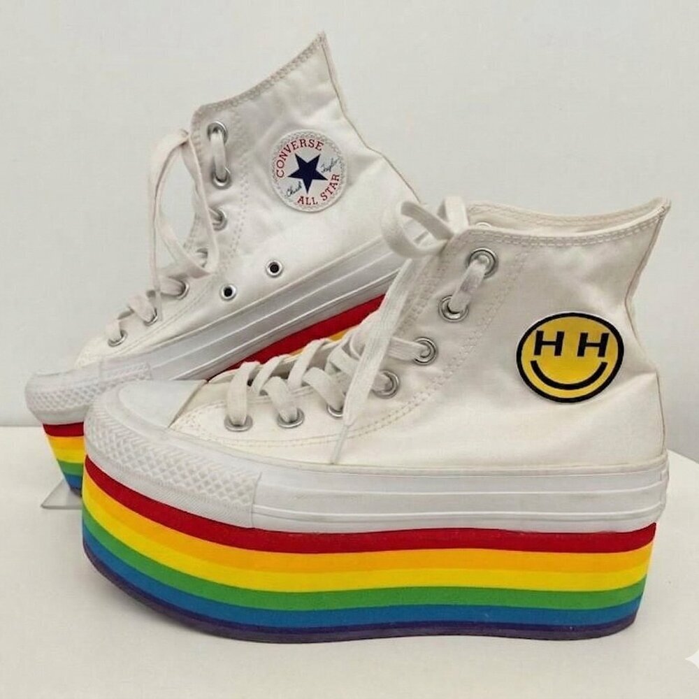 Converse x Miley Cyrus Chuck Taylor All Star Platform Hi Shoes - Picture 5 of 9